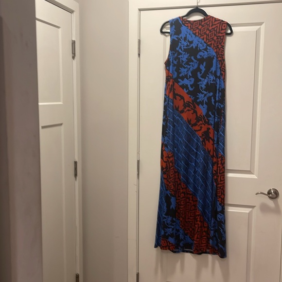 Maxi Length Soft Surroundings Dress Size Large.Abstract Print - Picture 2 of 6